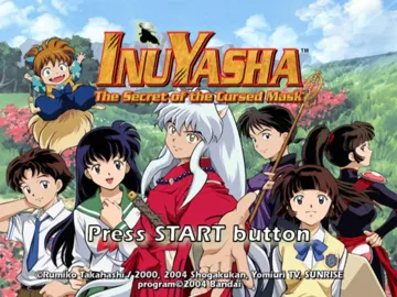 Inuyasha - The Secret of the Cursed Mask screen shot title